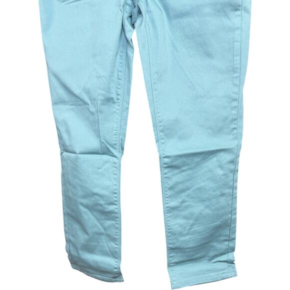 Laurie Felt Wave Crop Straight Jeans Dusty Blue Sz 6 NWT Cotton Blend Stretch - Picture 4 of 13